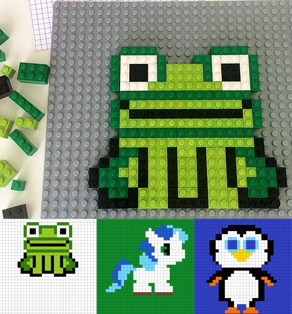 http://childhood101.com/2015/05/making-lego-pictures-3-printable-animal-designs/
