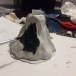 wulkan – malowanie