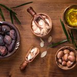 Argan fruit and oil composition