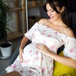 Beautiful pregnant woman expecting baby. Maternity concept.